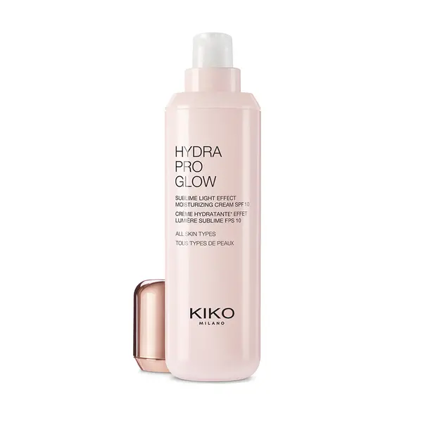 Brightening moisturizing cream with hyaluronic acid - SPF 10 - Hydra Pro Glow - KIKO MILANO