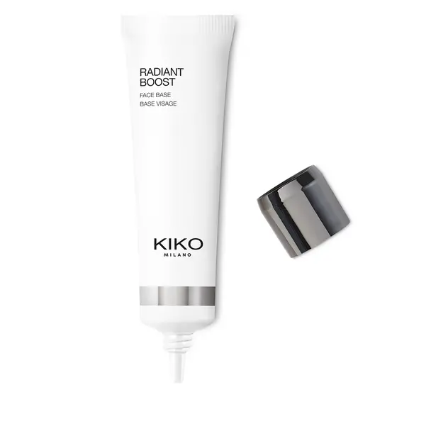 Aufhellende, perfektionierende Gesichtsgrundierung: Belebt den Teint durch einen Lichtschimmer - Radiant Boost Face Base - KIKO MILANO
