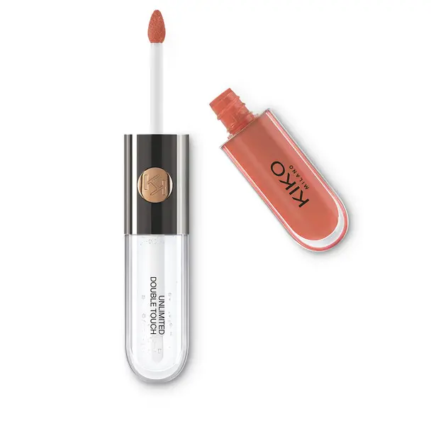 <p>Liquid lipstick with a bright finish in a two-step application. Lasts up to 12 hours*. No-transfer base colour.</p> - Unlimited Double Touch - KIKO MILANO