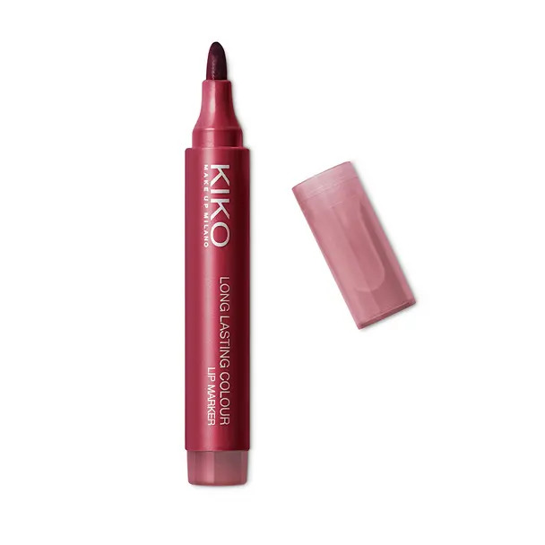 No transfer lip marker with a natural tattoo effect and extremely long-lasting wear (10 hours*) - Long Lasting Colour Lip Marker - KIKO MILANO