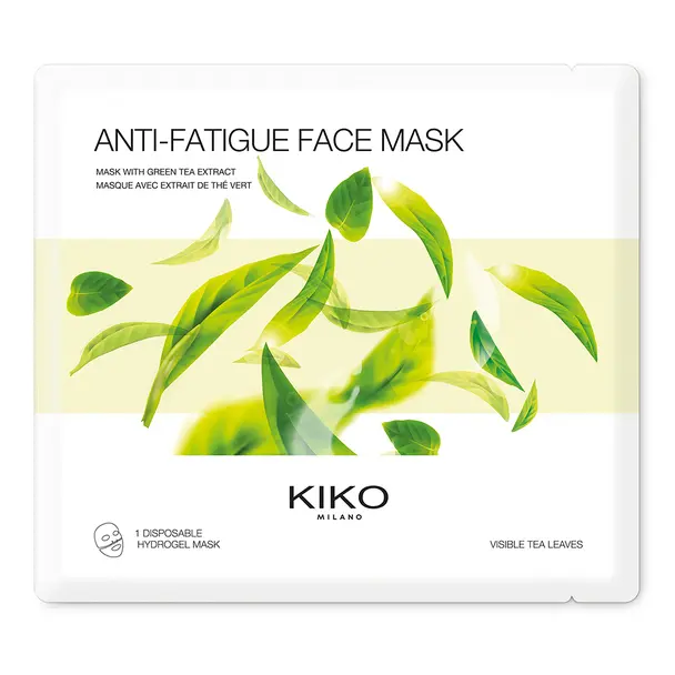 Maschera viso idratante in hydrogel con estratto di tè verde - ANTIFATIGUE FACE MASK - KIKO MILANO
