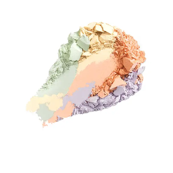 Setting, concealing baked powder in four colours - Colour Correction Face Fixing Powder - KIKO MILANO