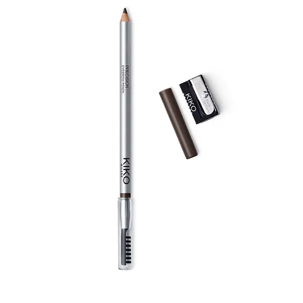 Lápis para sobrancelhas com uma fórmula consistente de micro precisão e pente separador - Precision Eyebrow Pencil - KIKO MILANO