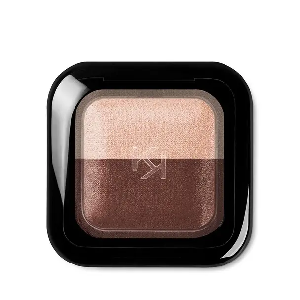 Baked eyeshadow duo for wet and dry use - Bright Duo Baked Eyeshadow - KIKO MILANO