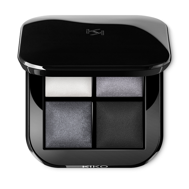 Palette with four baked eyeshadows for wet and dry use - Bright Quartet Baked Eyeshadow Palette - KIKO MILANO