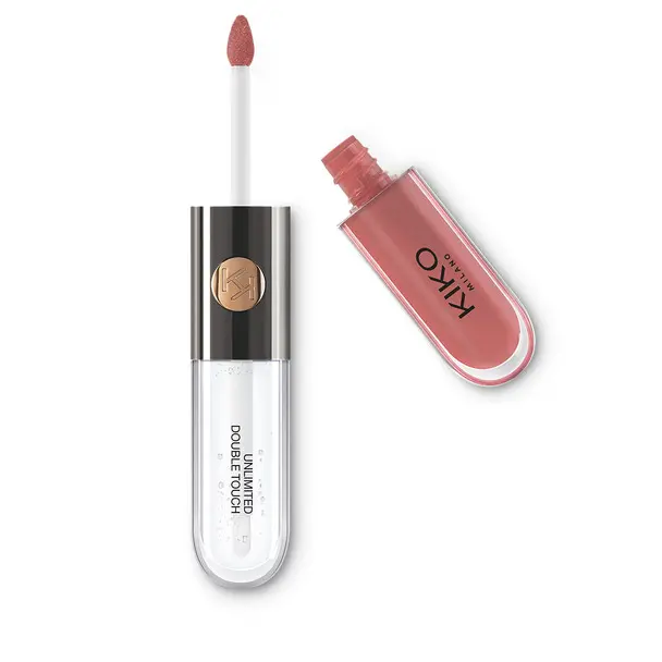 Batom líquido de longa duração (12 horas*) em 2 passos, acabamento luminoso - Unlimited Double Touch - KIKO MILANO