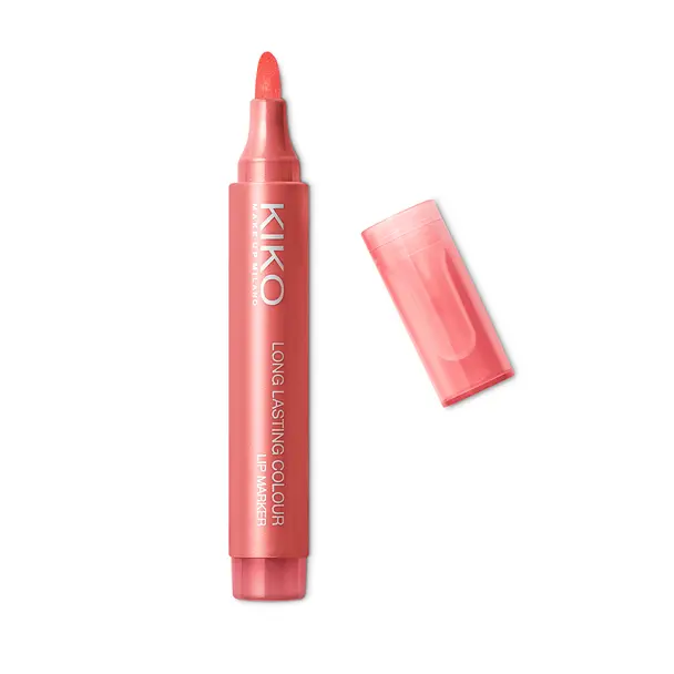 No transfer lip marker with a natural tattoo effect and extremely long-lasting wear (10 hours*) - Long Lasting Colour Lip Marker - KIKO MILANO