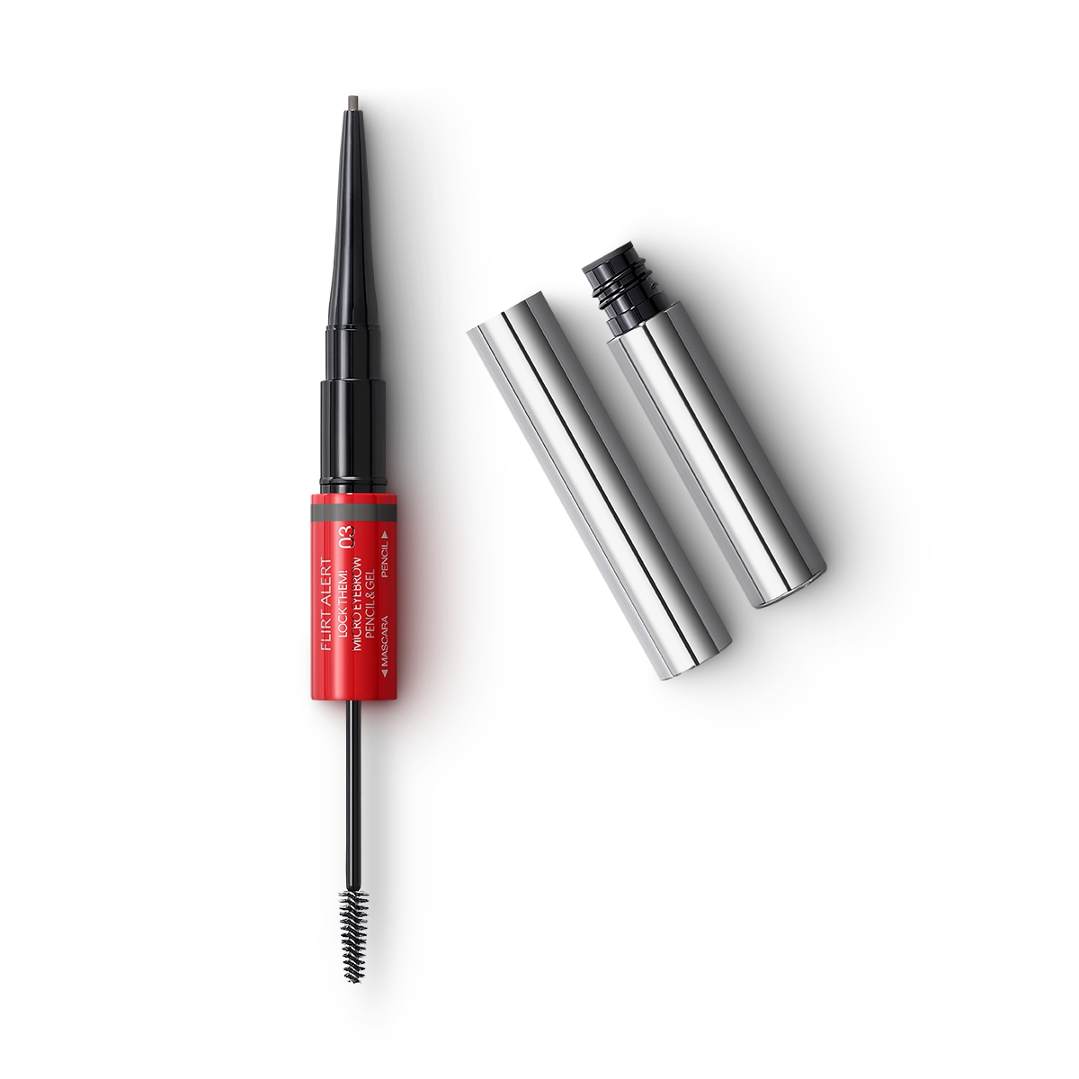 Eyebrows - Flirt Alert Lock Them! Micro Eyebrow Pencil & Gel - 03