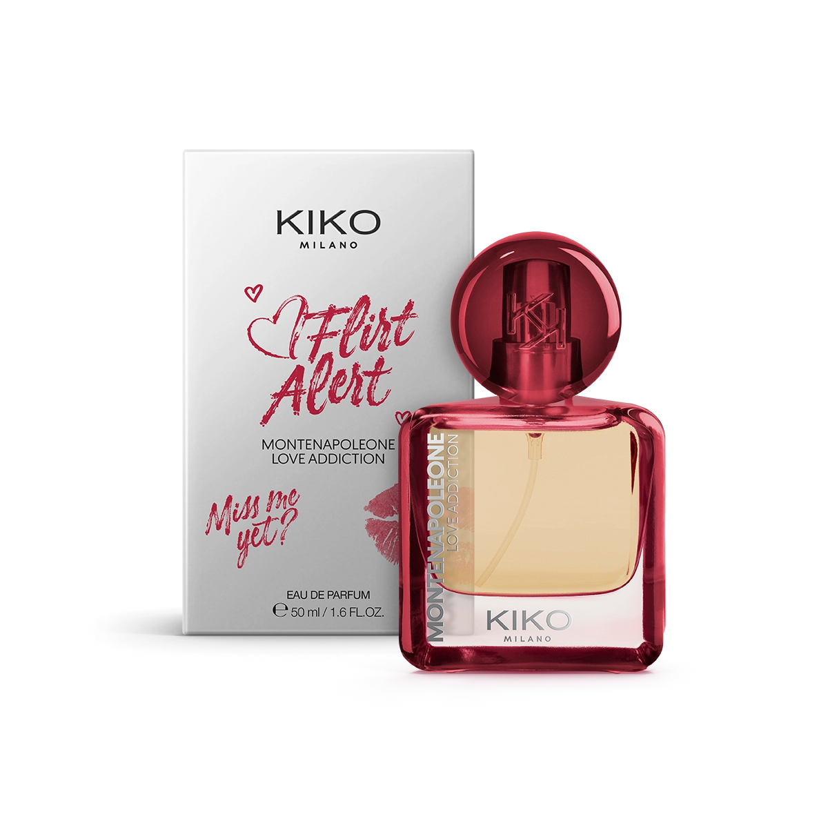 The magnetic, ultra-chic dark cherry packaging features a super