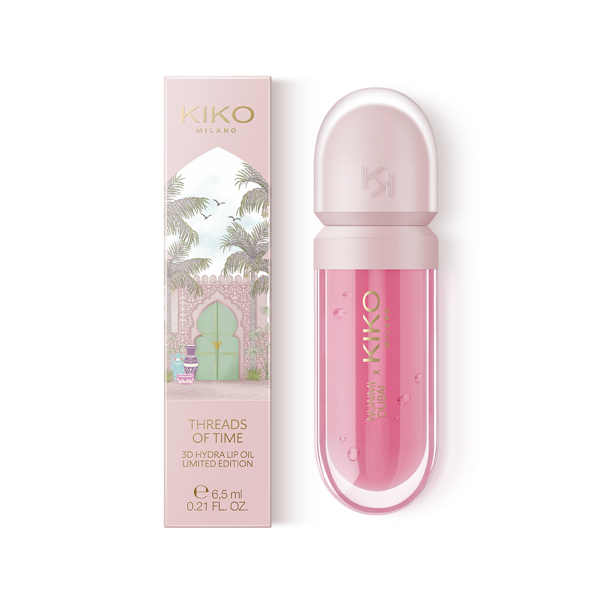 ブースター・導入液 kiko Lip Treatments - Threads of Time 3D Hydra Lip Oil Limited Edition