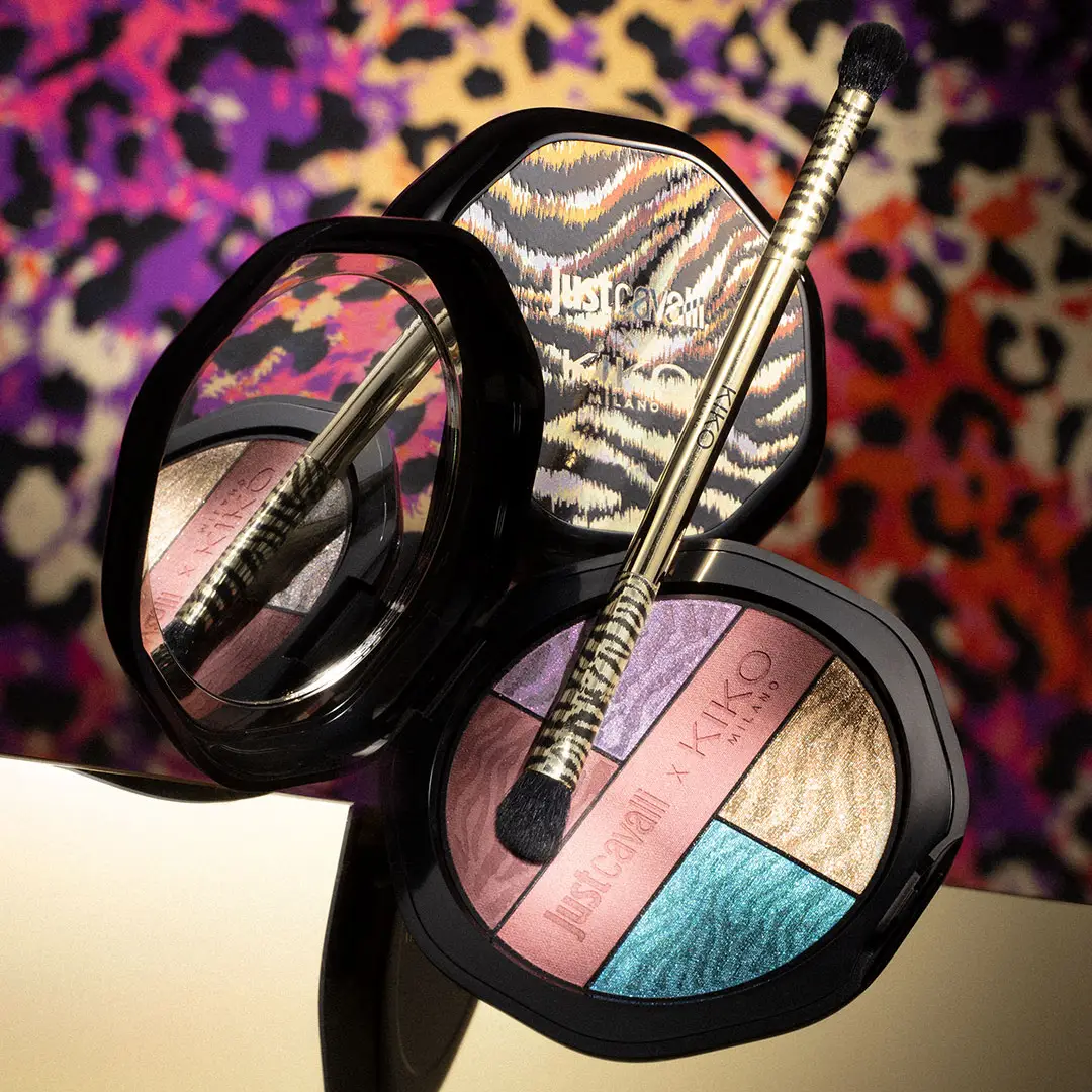 KIKO MILANO パウダーファンデーション & アイシャドウパレット Eye Palettes - Just Cavalli X Kiko Milano Gaze Wardrobe Eyeshadow