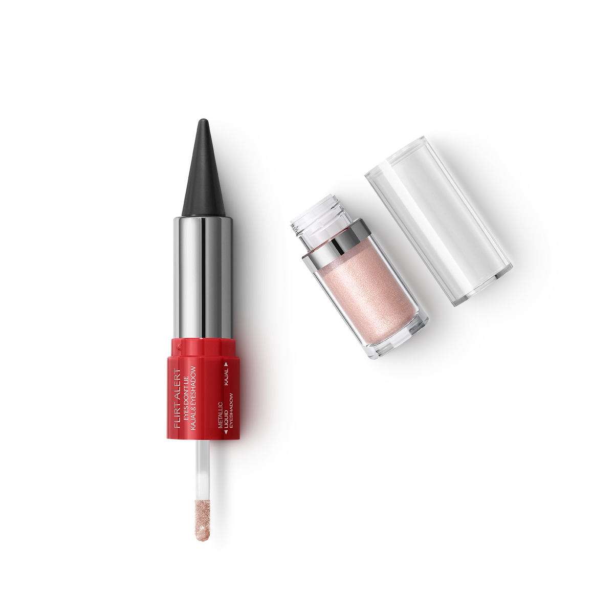 Eyeshadows - Flirt Alert Eyes Don't Lie Kajal & Eyeshadow - 01
