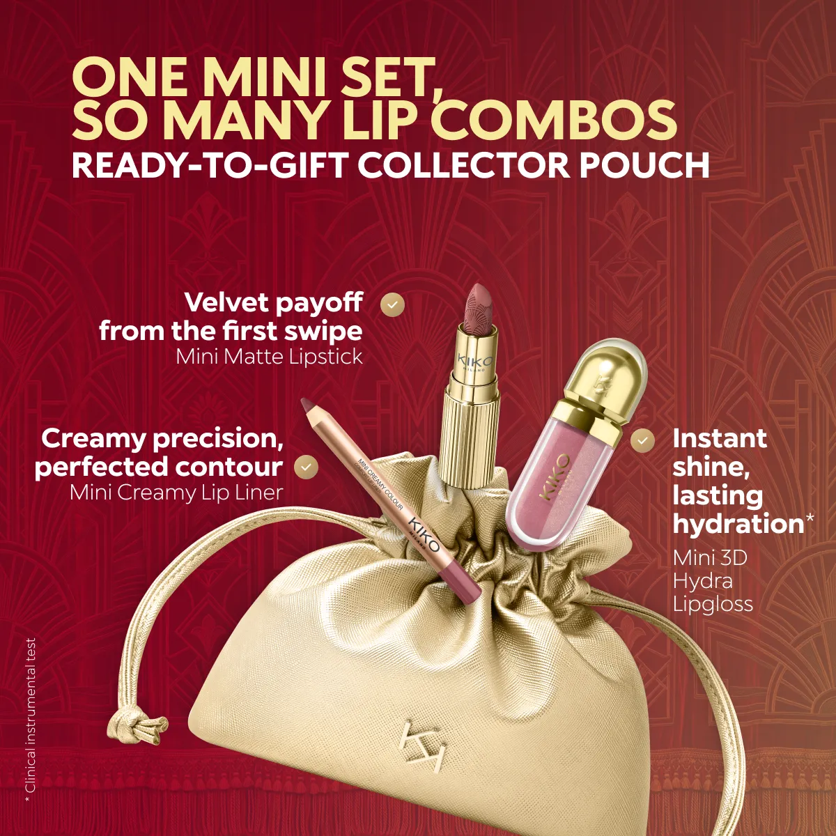Sets & Kits - Twist 'N Twinkle Holiday Mini Kiss Squad Lips Gift