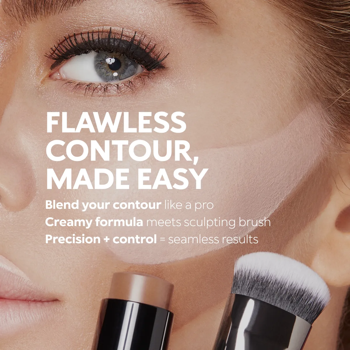 Bronzers & Contours - Sculpting Touch Creamy Stick Contour - 203