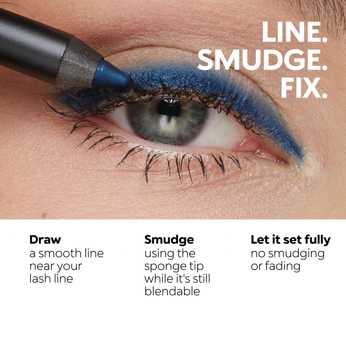Eyeliners - Intense Colour Long Lasting Eyeliner - 08 Metallic