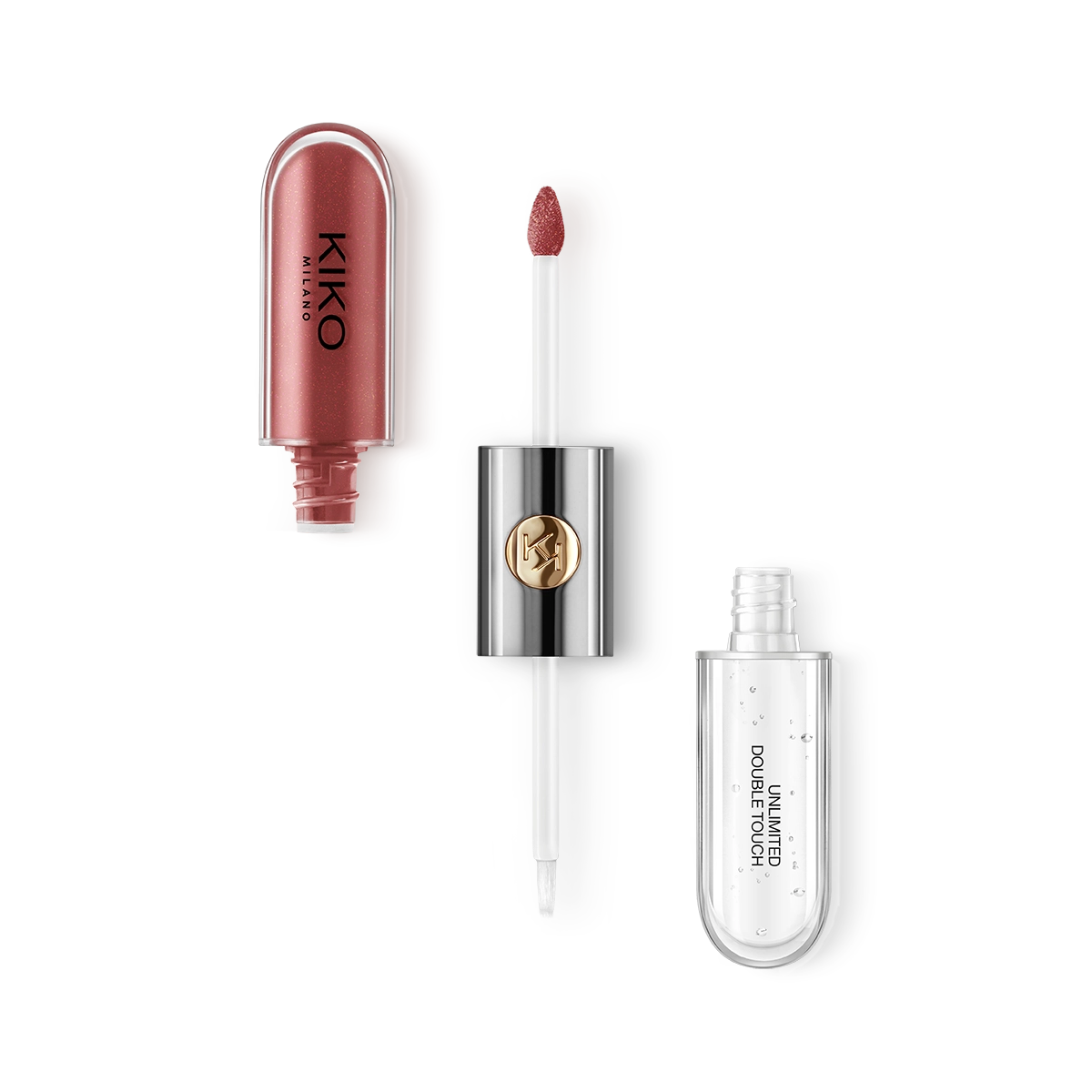 Lipsticks - Unlimited Double Touch - 108 Satin Currant Red | KIKO