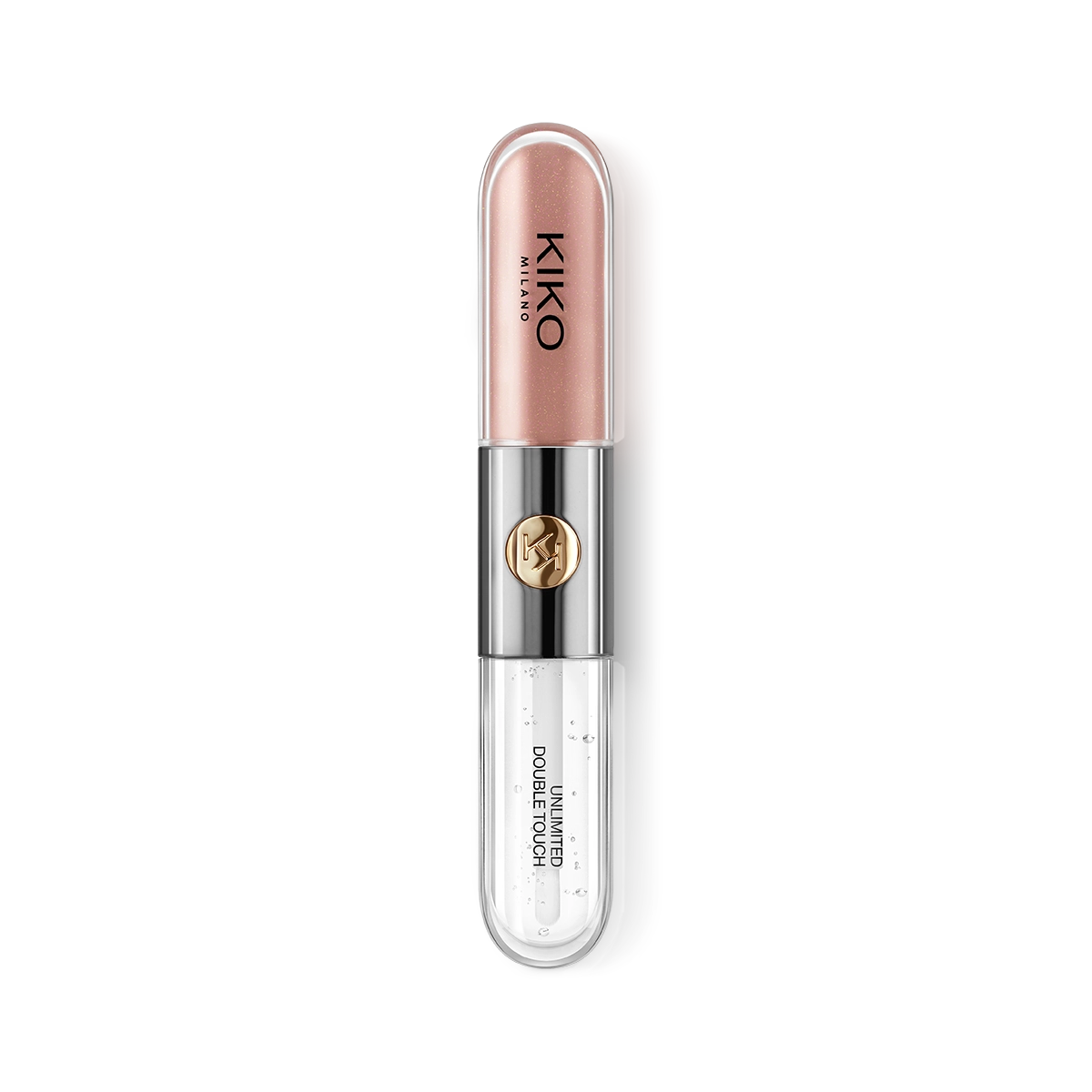 口紅 KIKO UNLIMITED DOUBLE TOUCH Yummy Colour Lipsticks - Unlimited Double Touch - 102 Satin Rosy Beige | KIKO