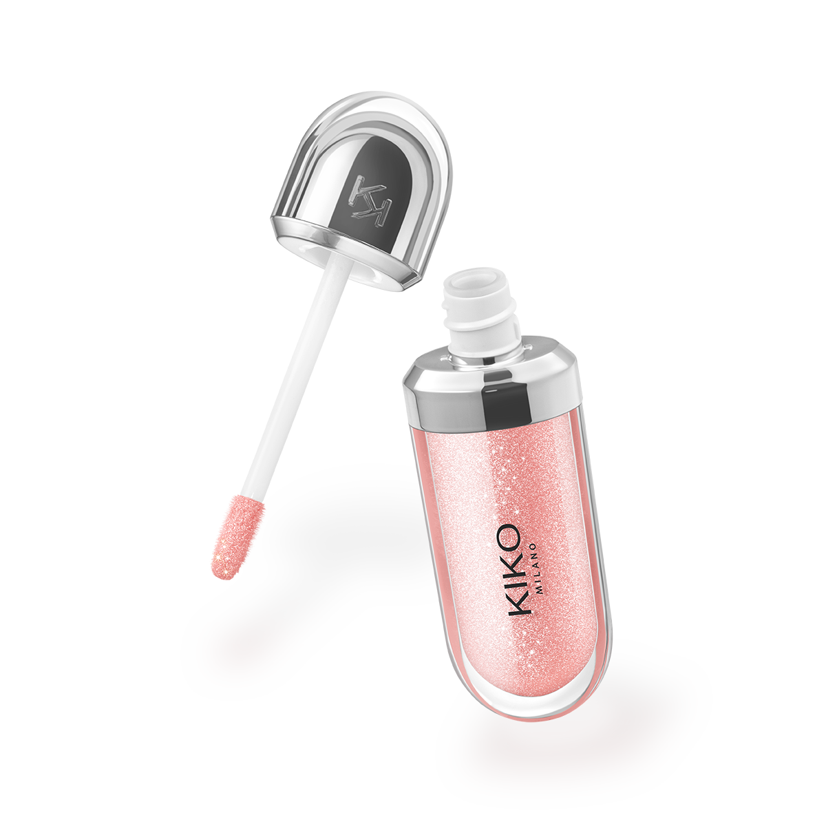 Lip Glosses - 3D Hydra Lipgloss - 04 Pearly Peach Rose | KIKO