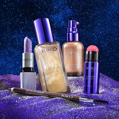 hevo × Brilla per il gusto Metallic-finish liquid highlighter for face and body