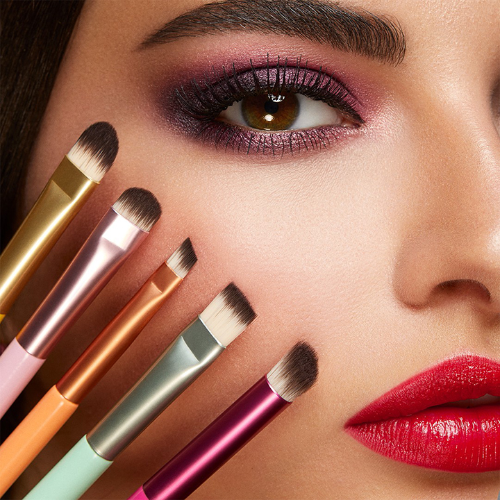 Make-up Pinsel Set Für Foundation & Puder – 2 Stück Mit Schutzhülle