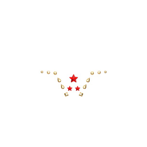 WONDER WOMAN STARRY SKY FACE&BODY STICKERS  second image