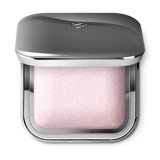 Baked face highlighter with a glitter finish - GLITTER BAKED