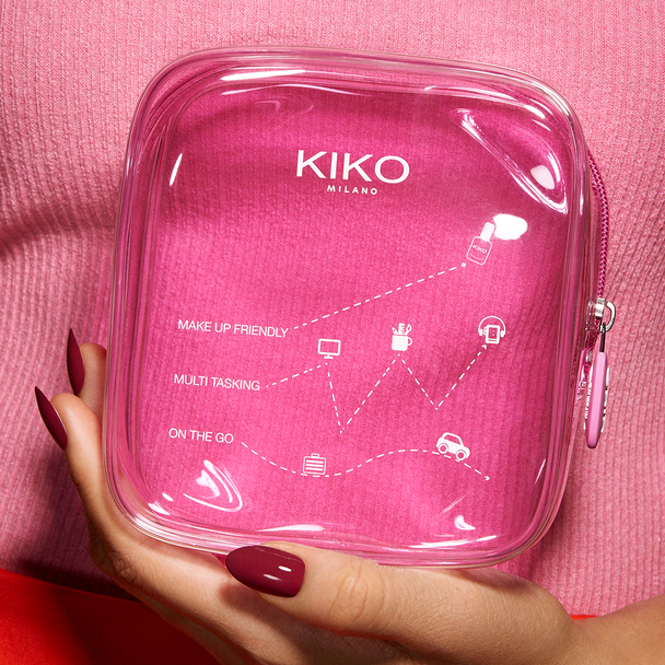 KIKO Milano TRANSPARENT BEAUTY CASE - Accessori viso - 002 fuchsia