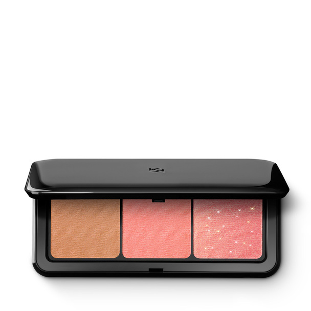 multi finish trio blush & bronzer palette