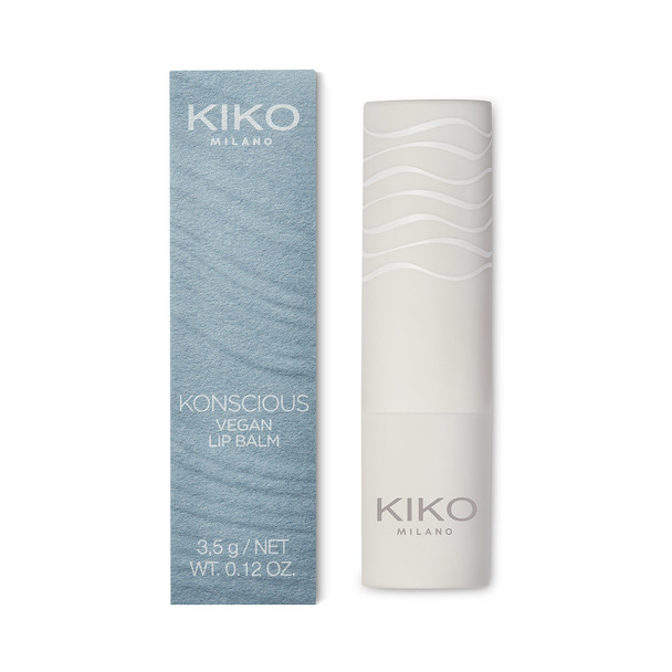 <p>B&aacute;lsamo colorido e nutritivo para l&aacute;bios, com manteiga de Karit&eacute;</p> - KONSCIOUS VEGAN LIP BALM - KIKO MILANO