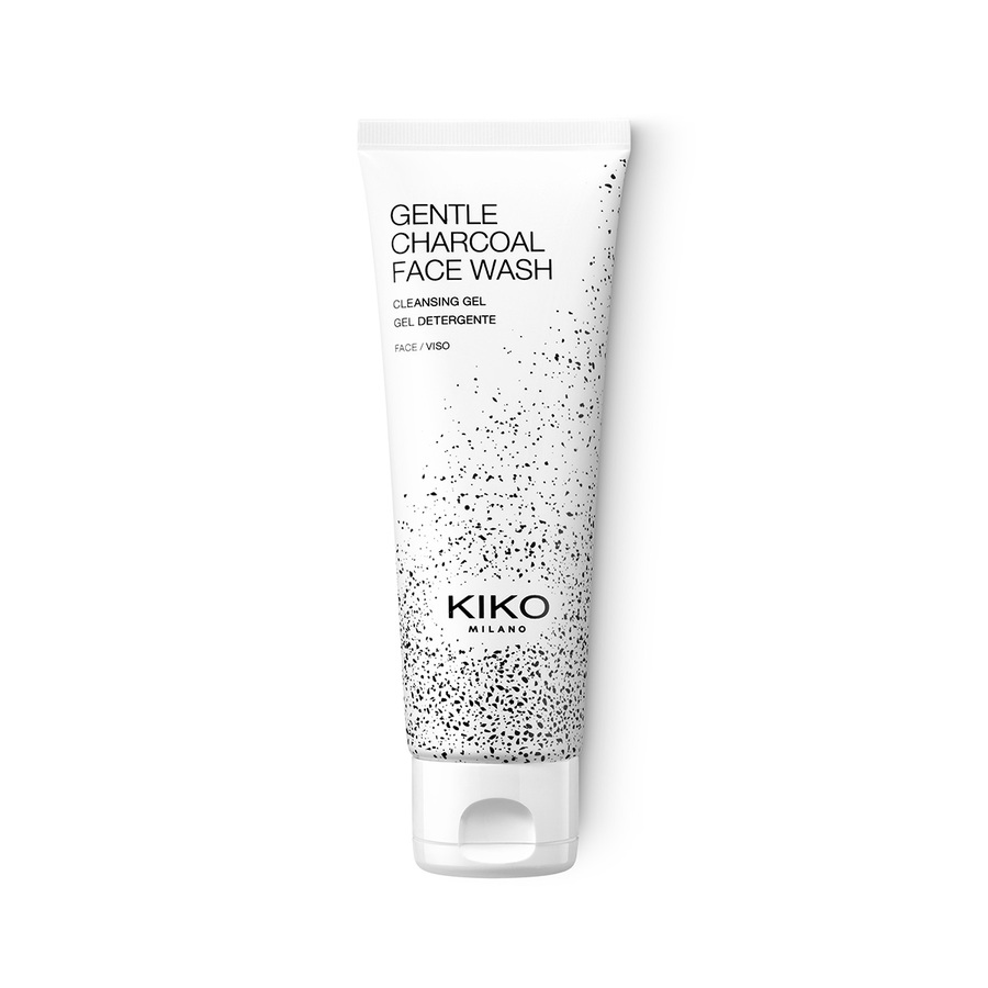 gentle charcoal face wash kiko