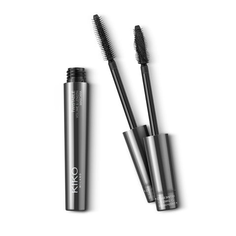 Mascara 2 en 1 à système rotatif : effets volumateur et allongeant - Twistable Volume & Length Mascara - KIKO MILANO